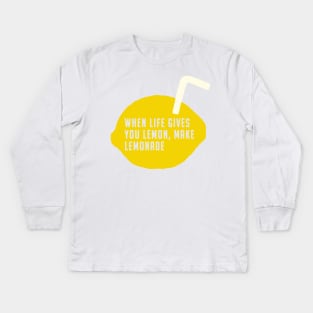 Make Lemonade Kids Long Sleeve T-Shirt